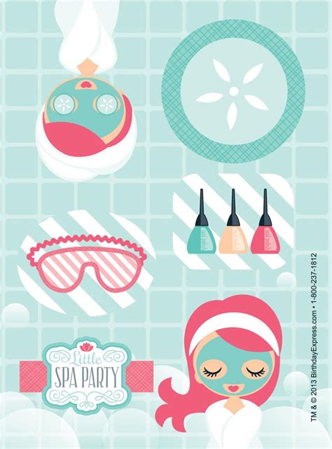 Spa Party Invitations Templates Free