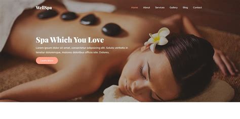 Spa Website Templates