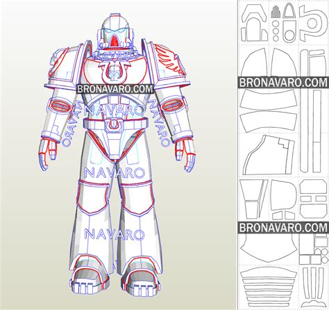 Space Marine Cosplay Template