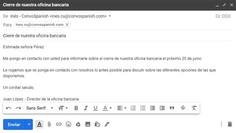 Spanish Email Template