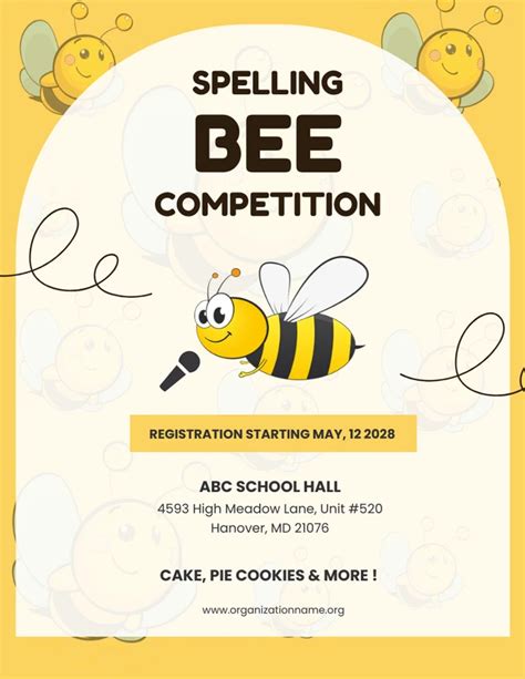 Spelling Bee Program Template