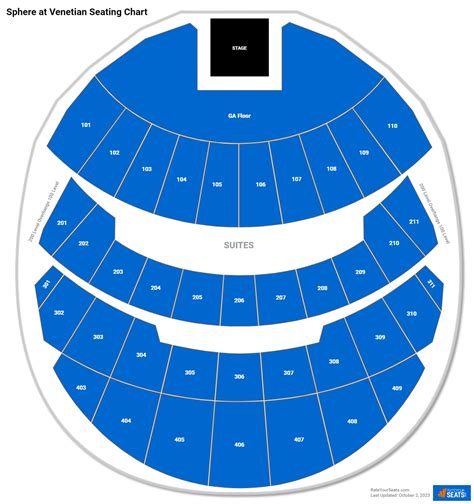 Sphere Venue Seating Chart