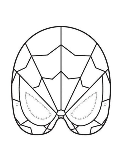 Spiderman Printable Mask