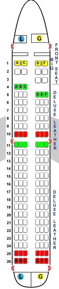 Spirit Plane Seating Chart