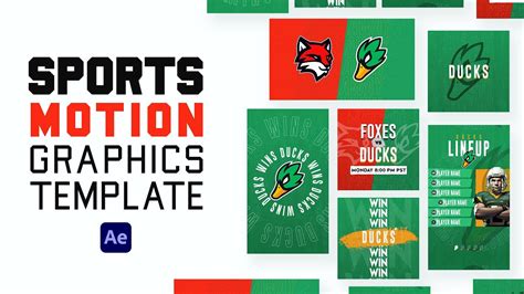 Sports Motion Graphics Templates