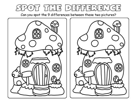 Spot The Difference Template