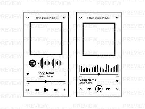 Spotify Picture Frame Template