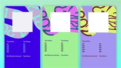 Spotify Wrapped Background Template