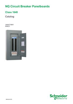 Square D Circuit Breaker Catalog