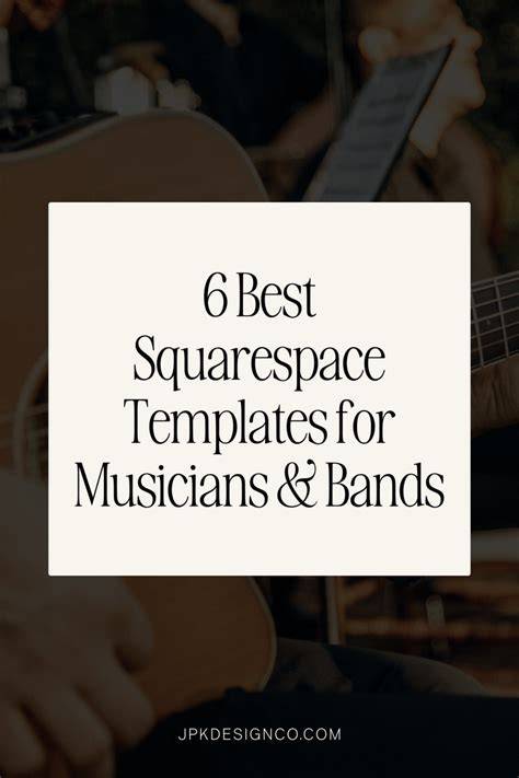 Squarespace Band Template