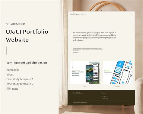 Squarespace Ux Portfolio Templates