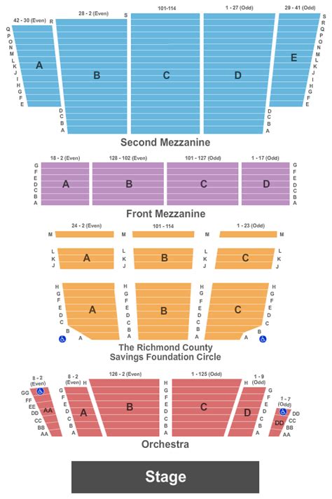 St George Theater Seating Chart