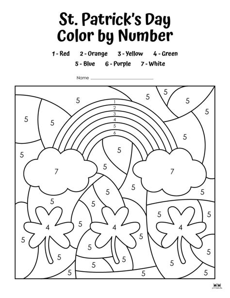St Patricks Day Color Printables