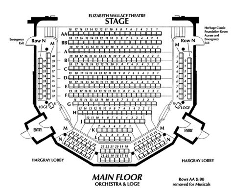Stadium Theater Seating Chart