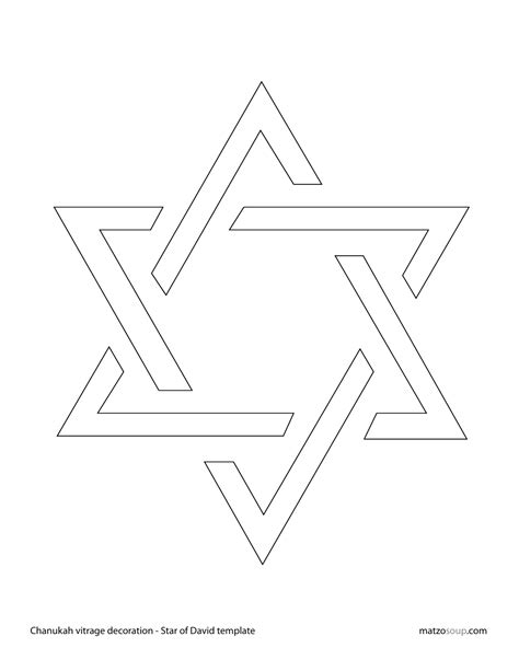Star Of David Template