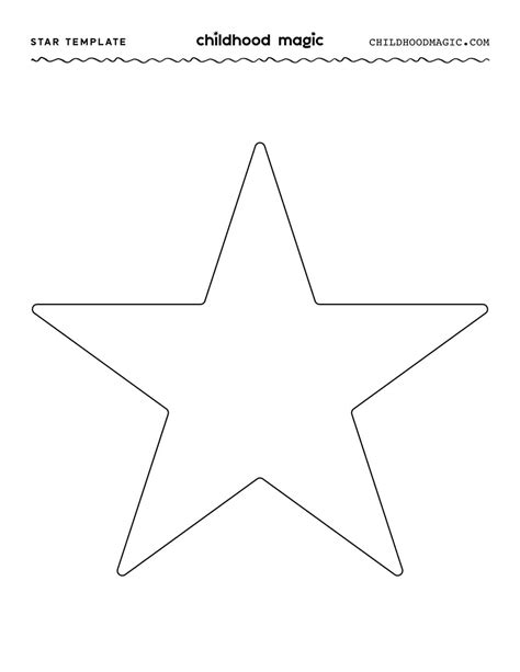 Star Printable Template