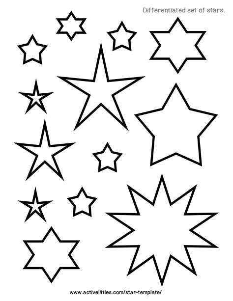 Star Stencil Printable