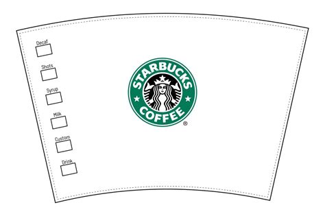 Starbucks Cup Template