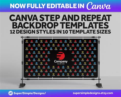 Step And Repeat Template Canva