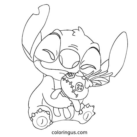 Stitch Coloring Sheets Printable