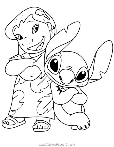 Stitch Printable Coloring Pages