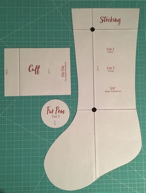 Stocking Printable Pattern