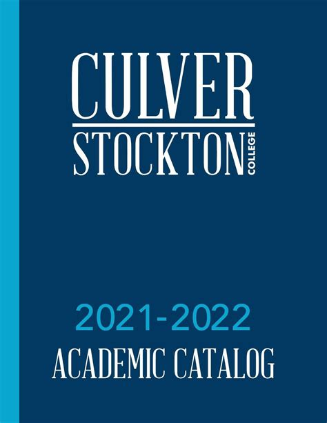 Stockton Course Catalog