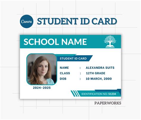 Student Identity Card Template