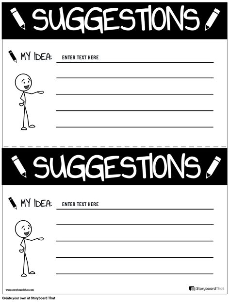 Suggestion Form Template