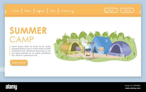 Summer Camp Website Template