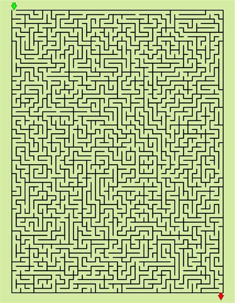 Super Hard Mazes Printable