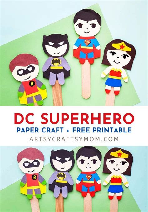 Superhero Craft Printables