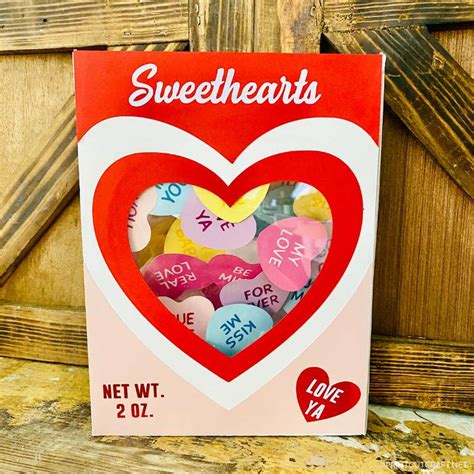 Sweetheart Candy Box Printable