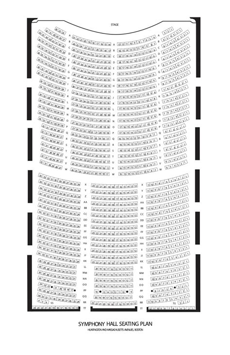 Symphony Hall Seating Chart