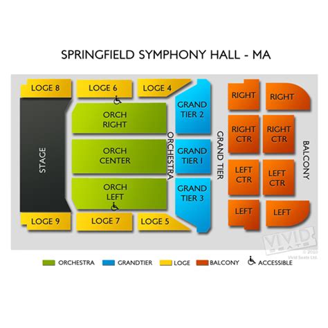 Symphony Hall Springfield Ma Seating Chart