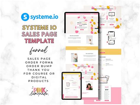 Systeme.io Sales Page Template
