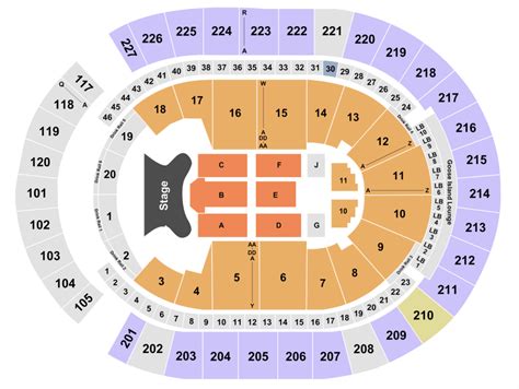 T Mobile Arena Seating Chart Las Vegas