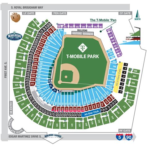 T Mobile Park Virtual Seating Chart