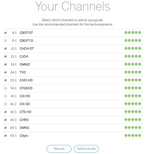 Tablo Tv Channels List Free Printable