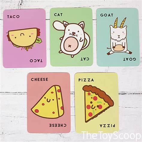 Taco Cat Goat Cheese Pizza Printable Cards