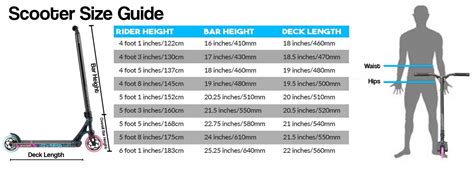 Tahwalhi Scooter Size Chart