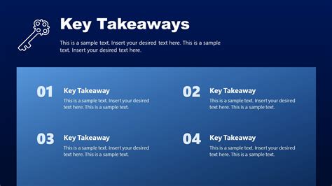 Takeaways Ppt Slide Template