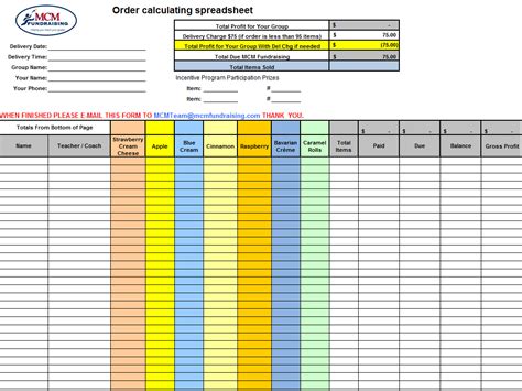 Tally Spreadsheet Templates
