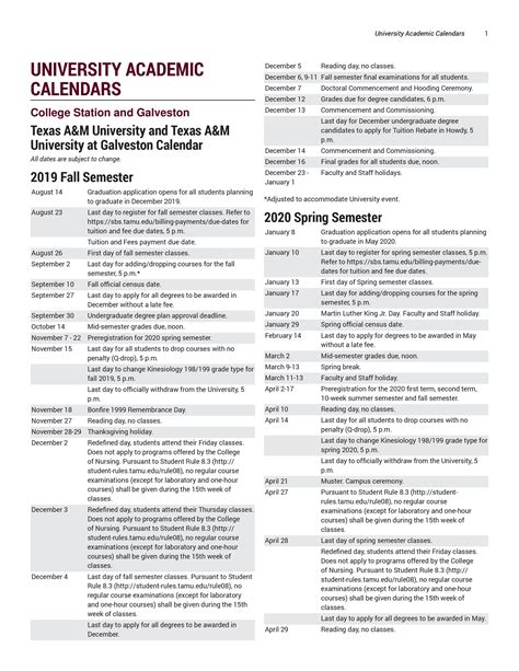 Tamu Academic Catalog