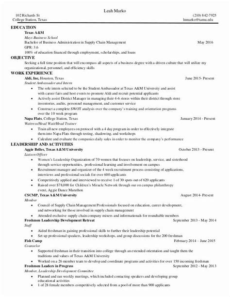 Tamu Resume Templates