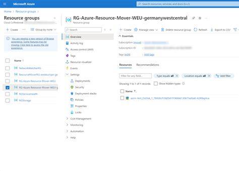 Target Resource Group Must Be Provided For Template Generation