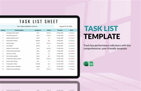Task List Template