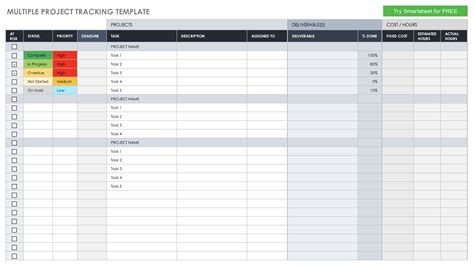 Task Tracker Excel Template