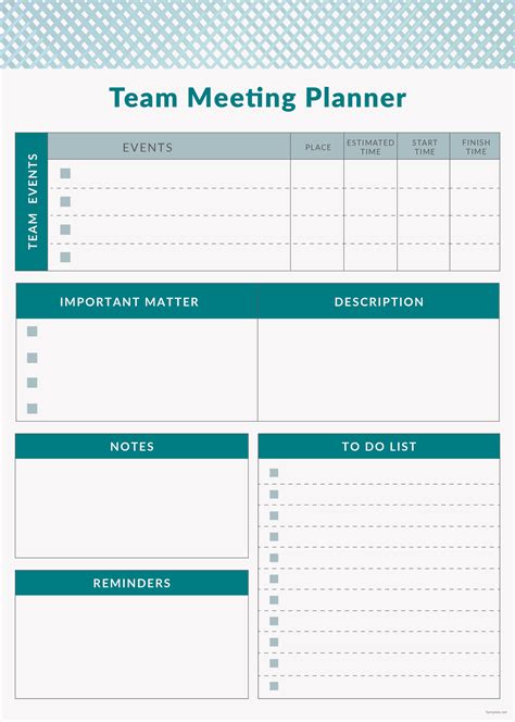Team Meeting Template