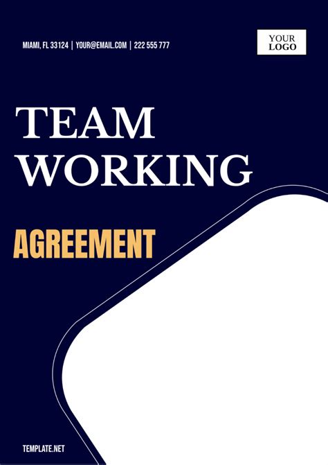 Team Working Agreement Template